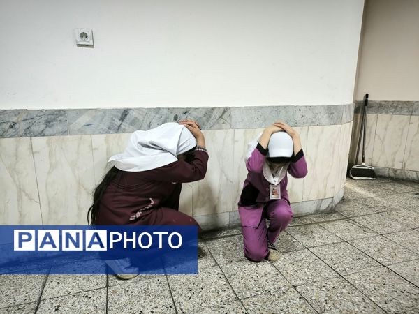 مانور زلزله در دبستان شطیطه۲