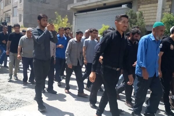 حضور پرشور مردم نصیر شهر در راهپیمایی محکومیت جنایت صهیونیست‌ها 