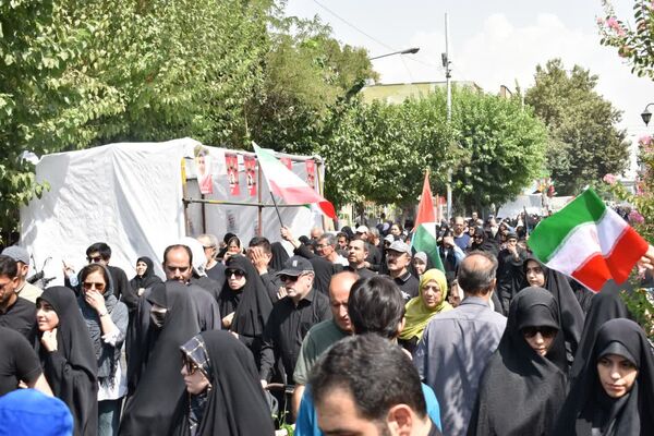مراسم آیینی جاماندگان اربعین حسینی در پایتخت