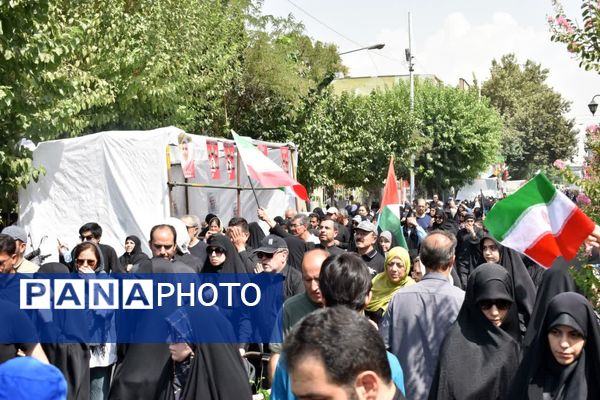 مراسم آیینی جاماندگان اربعین حسینی در پایتخت