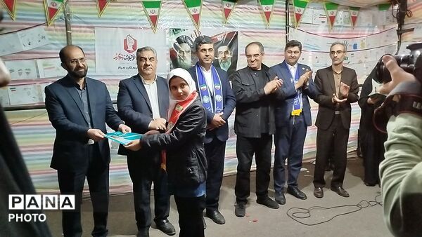 موکب‌داری پیشتازان مرند در غرفه آموزش و پرورش