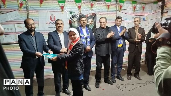موکب‌داری پیشتازان مرند در غرفه آموزش و پرورش