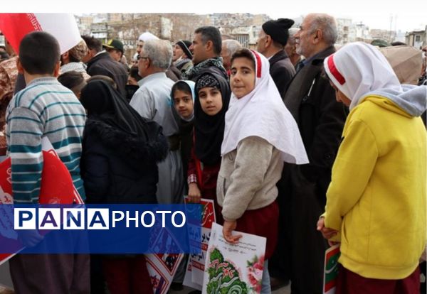 حضور بی‌نظیر مردم جوانرود در یوم الله ۲۲ بهمن