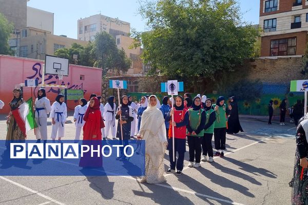 گرامیداشت هفته تربیت بدنی در دبیرستان ارشاد ناحیه دو شهرری 