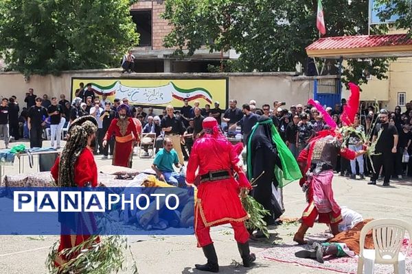 مراسم شبیه خوانی روز عاشورا در شهرستان طالقان