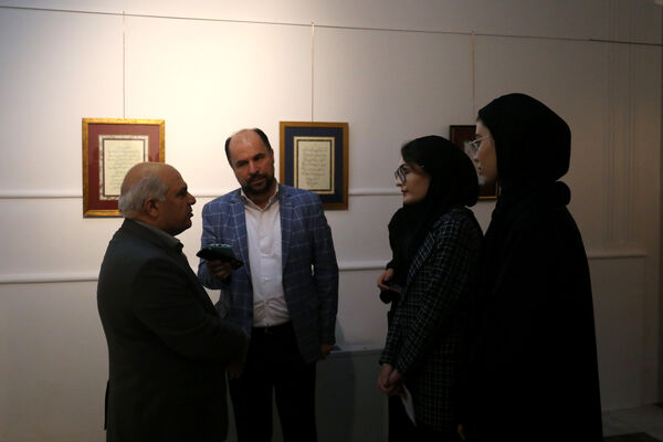 افتتاح نمایشگاه خوشنویسی شاعر و خوشنویس تبریزی