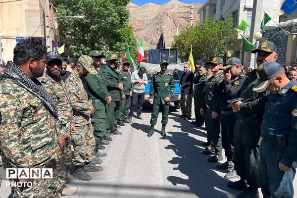 تشییع باشکوه پیکر مطهر شهید والامقام احسان اسفندیار در فیروزکوه