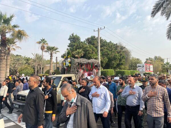 تشییع شهید مدافع امنیت در بندرعباس