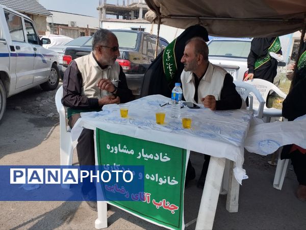 برپایی موکب امام رضا(ع) در میاندورود 