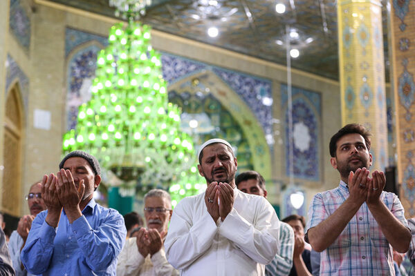 نماز عید قربان در مسجد مقدس جمکران