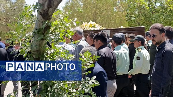 تشییع پیکر زنده یاد جناب سرهنگ حسین بیات مختاری
