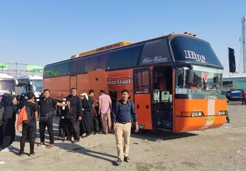 جابه‌جایی ۳۱۶ هزار زائر رضوی با ناوگان حمل‌ونقل عمومی جاده‌ای