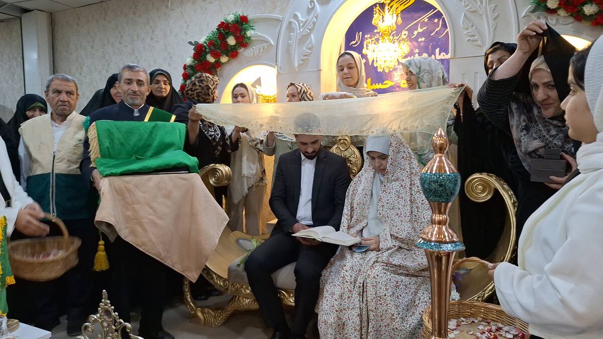 تجلی عشق ۵۵ زوج اصفهانی در سالروز ازدواج حضرت علی (ع ) و حضرت فاطمه زهرا (س)