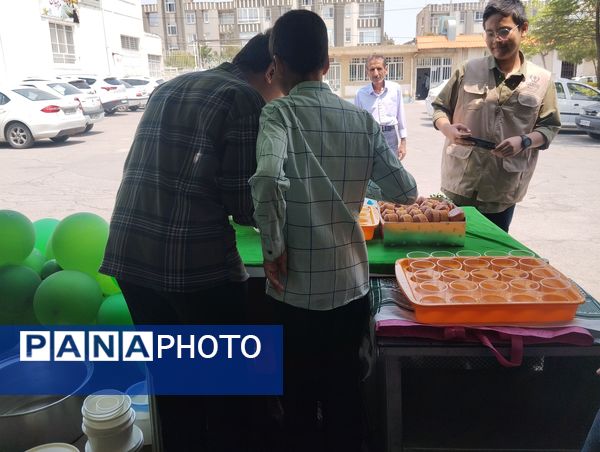 موکب دبیرستان ناصر در آموزش  و پرورش ناحیه ۷