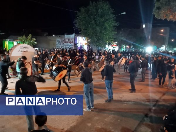 مراسم شب عاشورا در شهر تیتکانلو