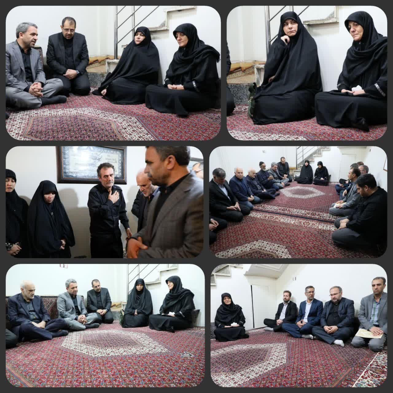 دیدار نمایندگان وزیر آموزش‌وپرورش با خانواده‌های دانش‌آموز و معلم فداکار همدانی