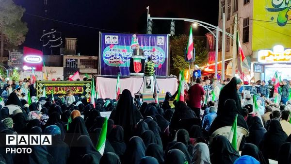  نود و نهمین شب تجمعات مردمی شهرستان نجف‌آباد؛ جلوه‌ای از بصیرت و همبستگی