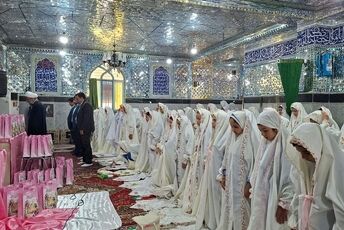 شکوه بندگی دختران در ضیافت جشن تکلیف شهرستان قرچک 