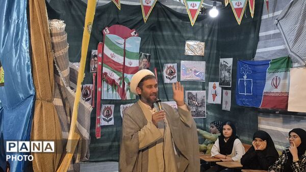 حضور دانش‌آموزان در موکب سازمان دانش‌آموزی 