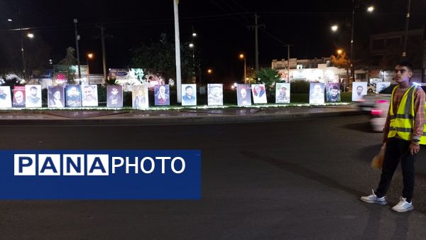 برپایی موکب شهدای مقاومت در شهرستان خلیل‌آباد 