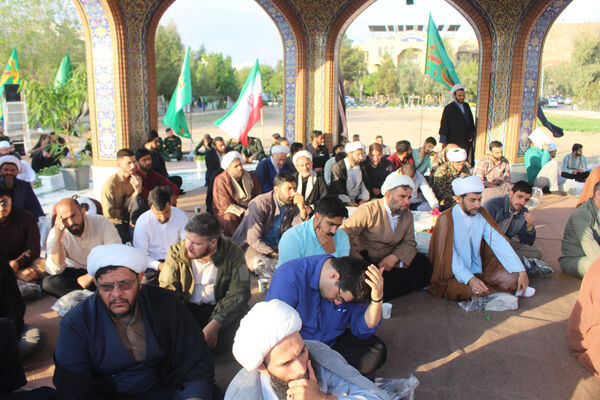 عزاداری سالروز شهادت امام جعفر صادق(ع) در تیپ 83 روحانیون رزمی تبلیغی