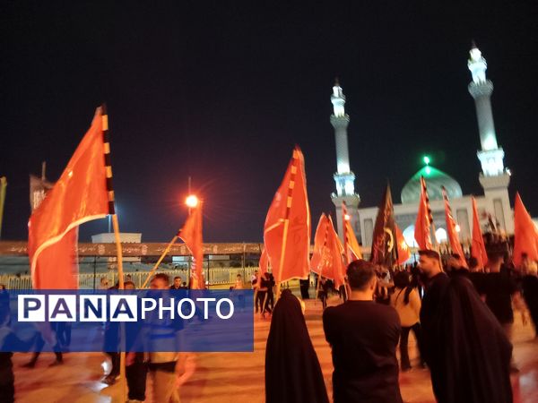 عزاداری هیات بنت الحسین (ع) در حرم بانوی کرامت 