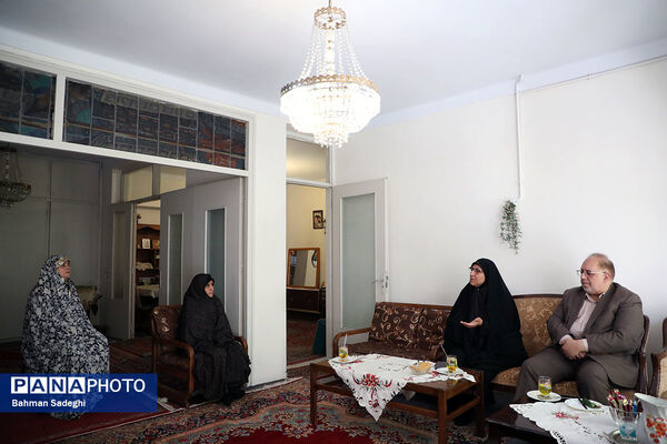 دیدار با خانواده شهید مهدی ابراهیمی