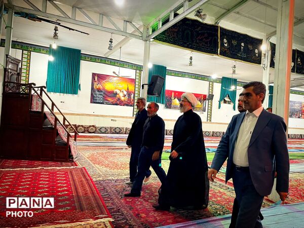 بازدید امام جمعه کاشمر از هیأت حسینی روستای جردوی
