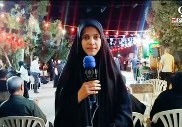 گزارش خبرنگار پانا از موکب حضرت رقیه (س) در قم