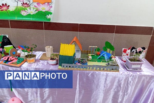 نمایشگاه صنایع دستی و طرح جابربن حیان در مدرسه فردوسی اردبیل