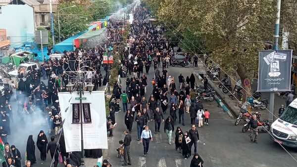 برپایی موکب عشاق الحسین سازمان دانش‌آموزی شهر تهران