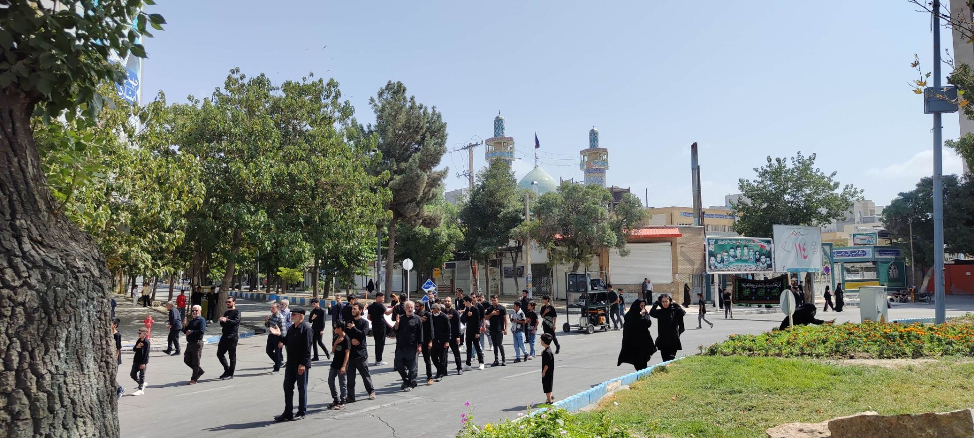 برگزاری مراسم عزاداری اربعین حسینی  در شیروان