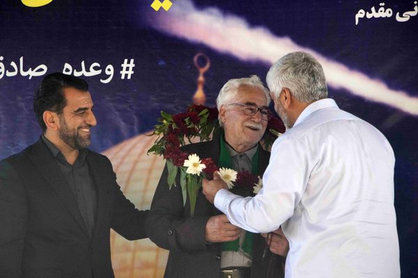 تجمع مردم یزد در پی عملیات «وعده صادق»