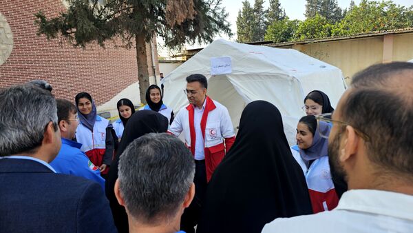 برگزاری مراسم متمرکز مانور زلزله و ایمنی مدارس در سرخنکلاته