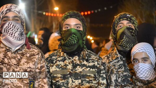 حضور در راهپیمایی جهاد خیابانی همراه با عشق و اراده 