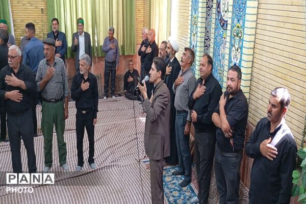 مراسم عزاداری امام رضا علیه السلام در حسینیه شهر بار نیشابور