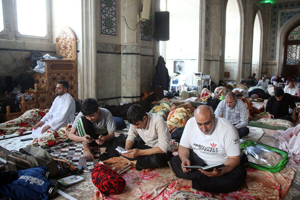 آیین معنوی اعتکاف نوجوانان در مسجد اعظم قم