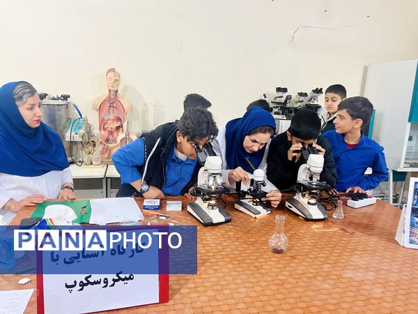 بازدید دانش‌آموزان مدرسه سما حاجی‌آباد از پژوهش‌سرای رازی در قالب طرح مهارت‌افزایی یارا