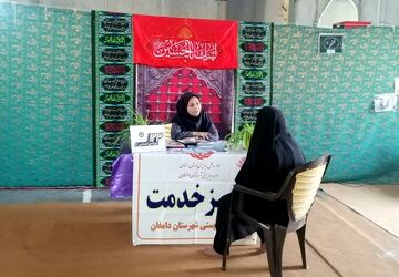 برگزاری میز خدمت اورژانس اجتماعی در شهر دیباج 

