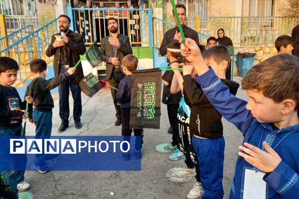 مراسم سوگواری حضرت فاطمه در دبستان هدایت ۲