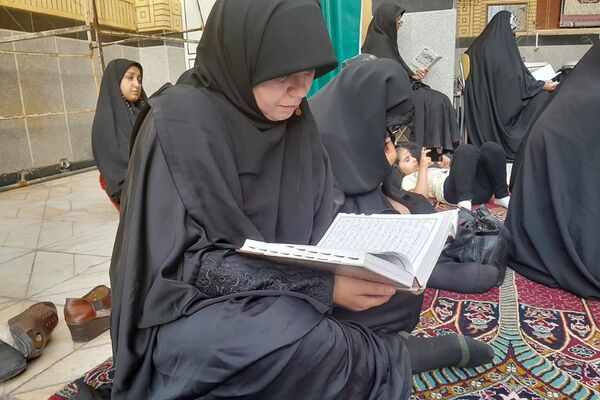 مراسم روز عرفه در مسجد صاحب‌الزمان(عج) و امام‌زاده سید فتح‌الله ورامین