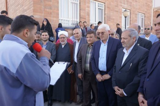 افتتاح سالن کارگاهی هنرستان شهیدفخری‌زاده در قائنات