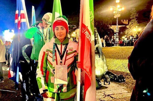 صدف ساوه‌شمشکی پرچمدار ایران در اختتامیه المپیک زمستانی ۲۰۲۶
