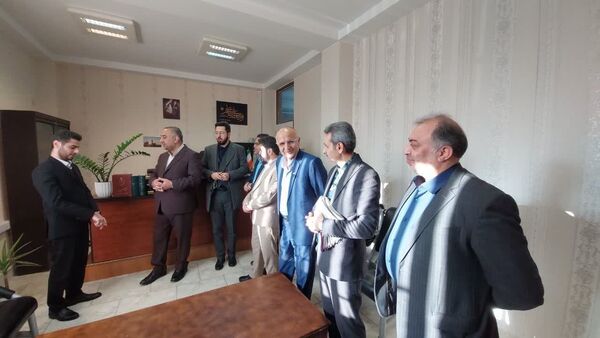 کلنگ زنی ساختمان دادگاه بخش فندرسک