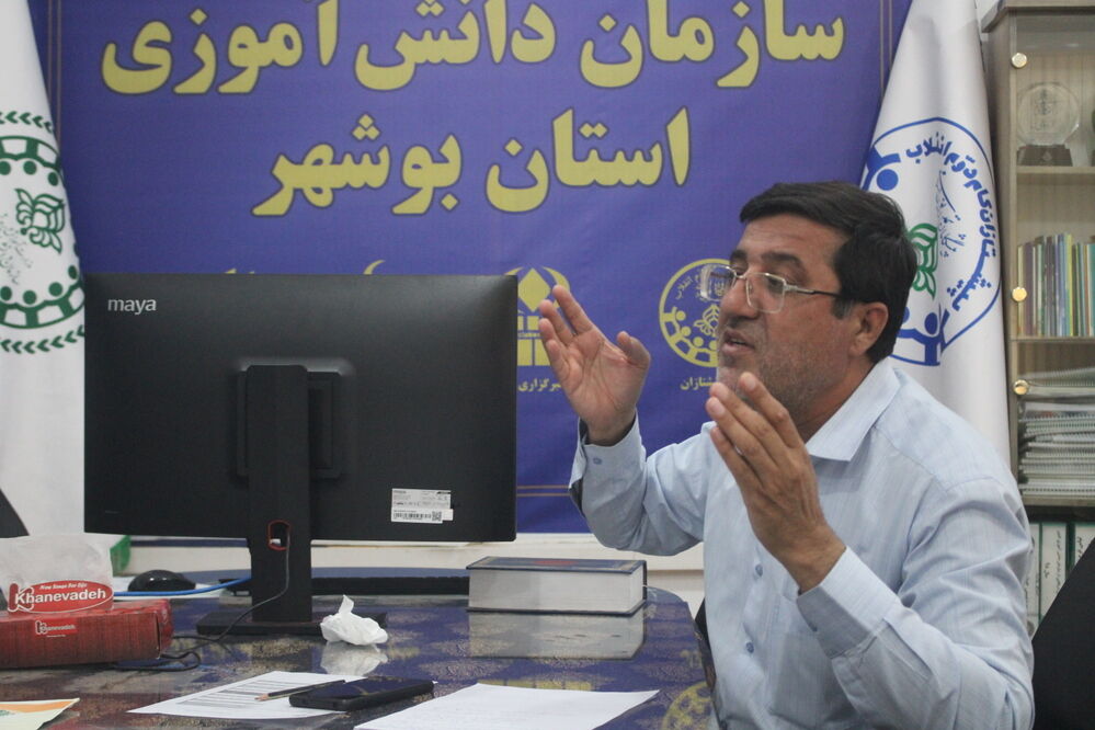 جلسه هم‌اندیشی سازمان دانش‌آموزی استان بوشهر
