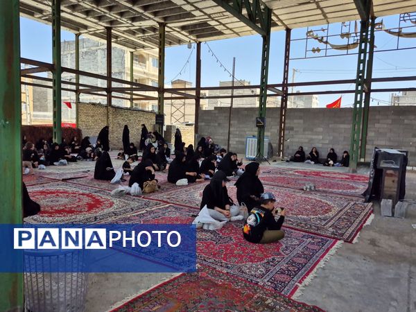 مراسم عزاداری ظهر عاشورا در هیئت الزهرا(س) نیشابور 