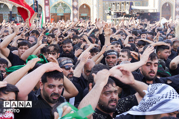 جلوه‌های ویژه از عزاداری هیات چهل اختران قم در روز عاشورا