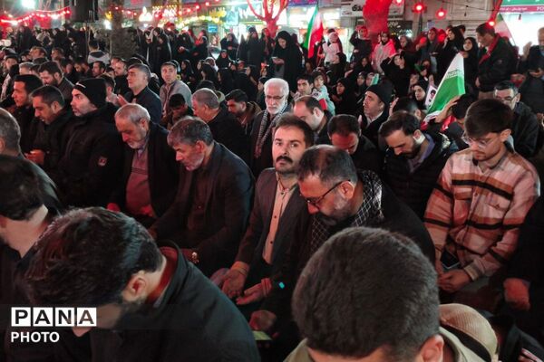 برپایی نماز استغاثه امام زمان (عج) در بهارستان دو