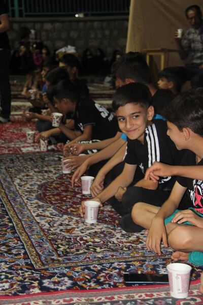 مراسم عزاداری شب هفتم محرم در مسجد امام هادی(ع) شهرکرد