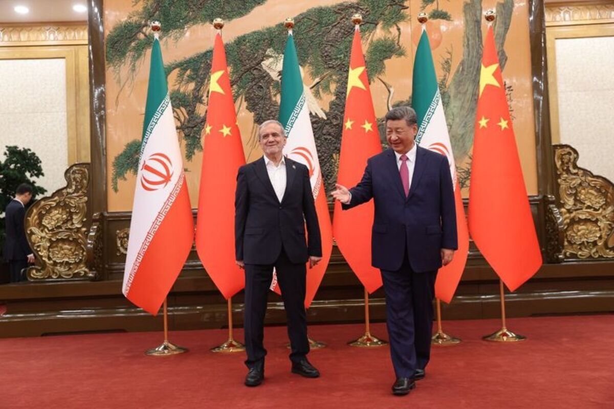 دیدار پزشکیان با رئیس‌جمهور چین